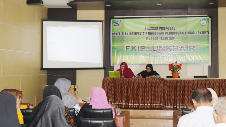 FKIP Unkhair Selenggarakan Presentasi Proposal PKUPT