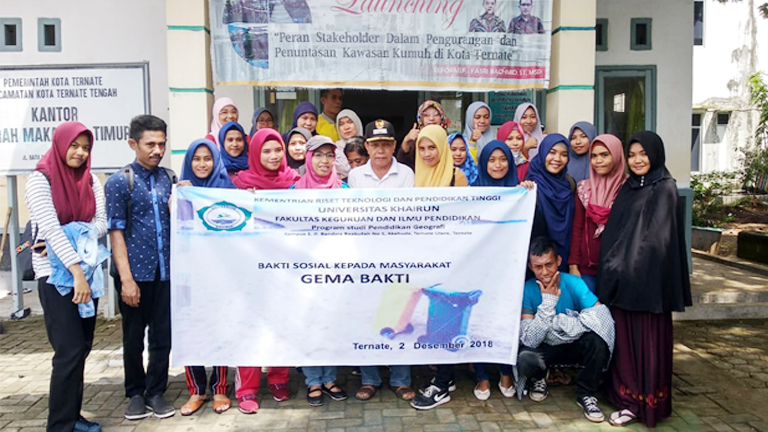 Program Studi Pendidikan Geografi Laksanakan Gema Bakti Di Kampung Makassar Timur