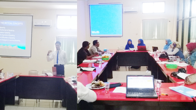 Gelar Seminar Hasil Mahasiswa, Prodi Pendidikan Bahasa Inggris Gunakan Ruang Seminar Baru