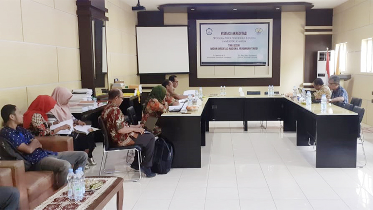 Asesor BAN-PT Visitasi Prodi Pendidikan Biologi FKIP