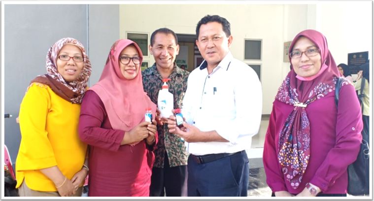 Tim Peneliti FKIP Unkhair Hasilkan Hand Sanitizer Berbahan Cengkeh