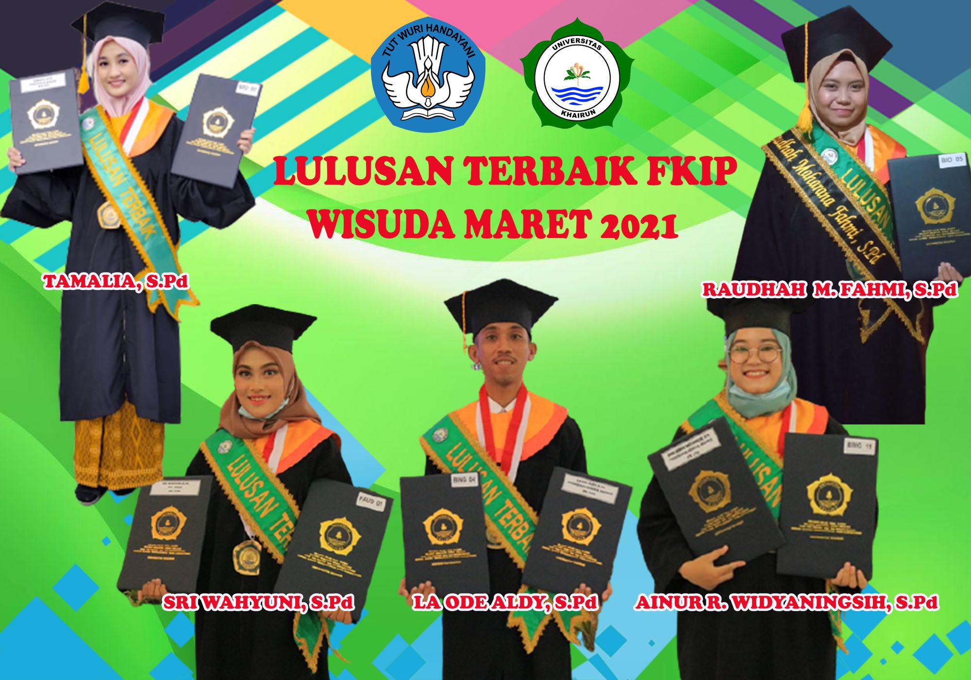 Lulusan Terbaik FKIP pada Wisuda Maret 2021