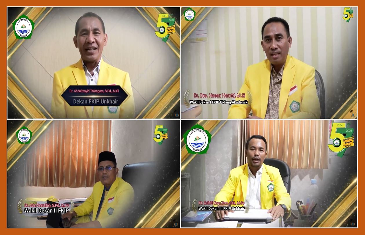 Ucapan Dies Natalis UNKHAIR Ke-57 oleh Pimpinan FKIP
