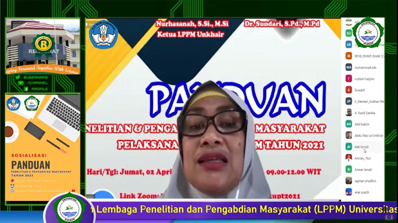 Sosialisasi Panduan Penelitian & Pengabdian Masyarakat Tahun 2021