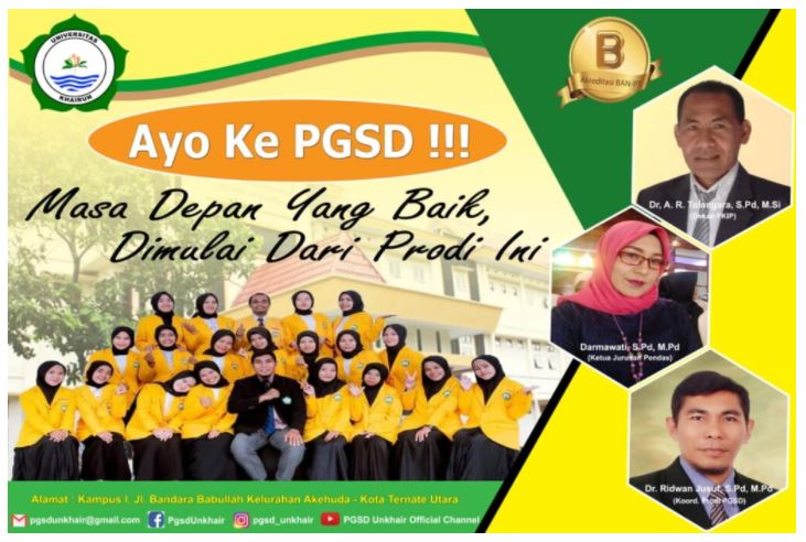 Ayo Kuliah di Program Studi Pendidikan Guru Sekolah Dasar (PGSD)