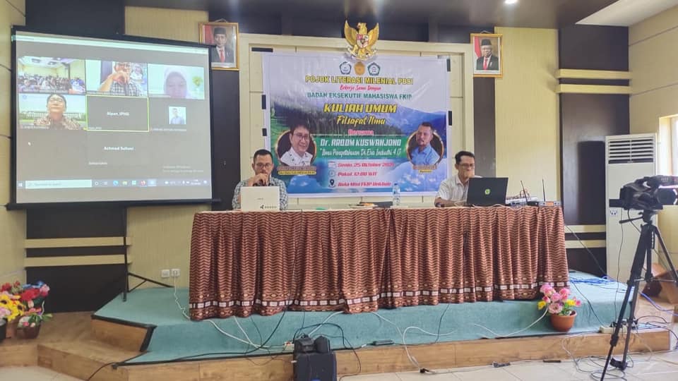 Prodi Pendidikan Bahasa Indonesia Gelar Kuliah Umum Secara Daring Bersama Dr. Arqom Kuswanjono