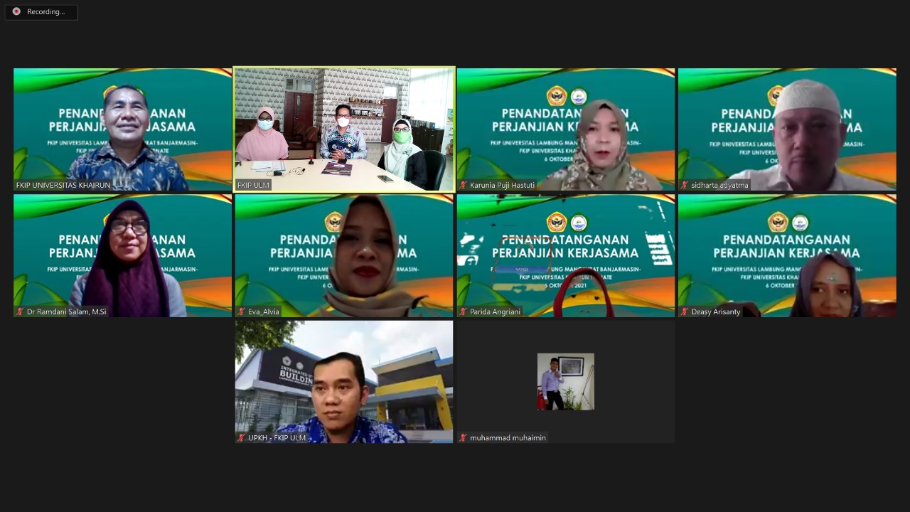 FKIP Universitas Khairun dan FKIP Universias Lambung Mangkurat Jalin Kerjasama