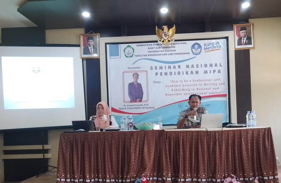 Jurusan Pendidikan MIPA FKIP UNKHAIR Menggelar Seminar Nasional Pendidikan MIPA
