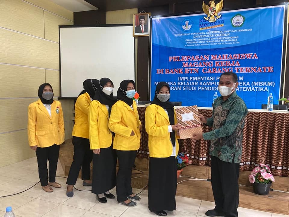 Pelepasan Mahasiswa Prodi Pendidikan Matematika FKIP UNKHAIR mengikuti Program MBKM
