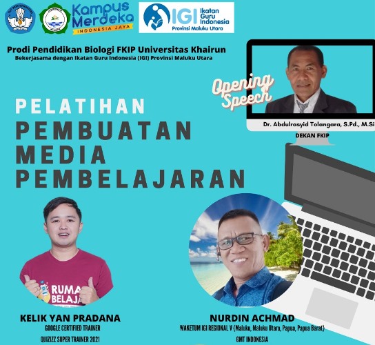 Prodi Pendidikan Biologi Akan Menggelar Pelatihan Pembuatan Media Pembelajaran