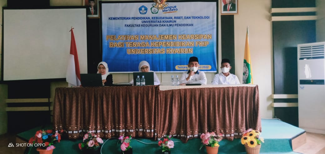 Pelatihan Manajemen Kearsipan Bagi Tendik FKIP Universitas Khairun