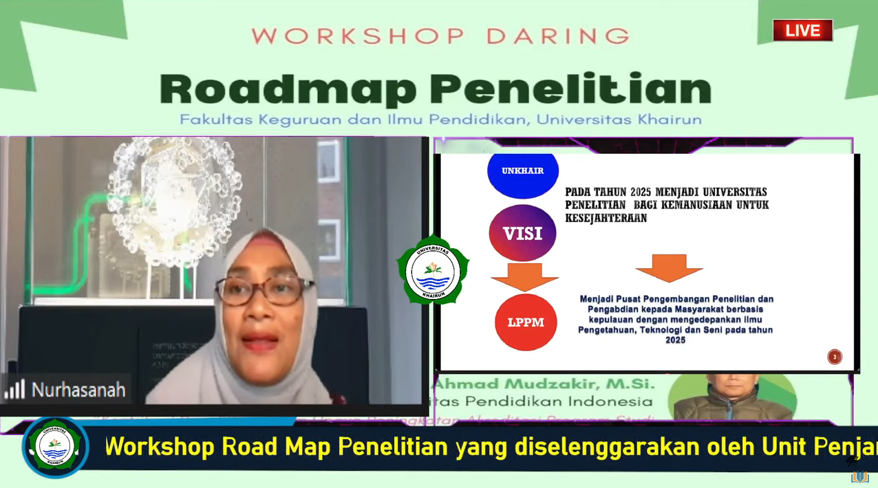 Unit Penjaminan Mutu FKIP Gelar Workshop Roadmap Penelitian secara Daring