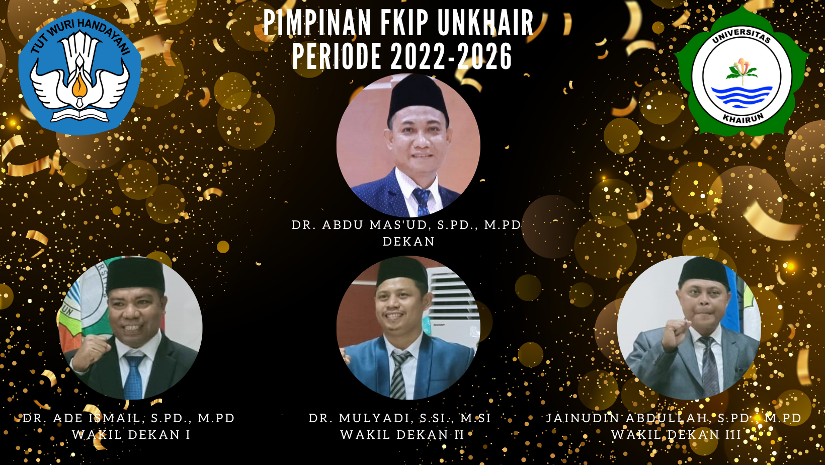 Selamat Bertugas para Wakil Dekan Baru FKIP Periode 2022-2026