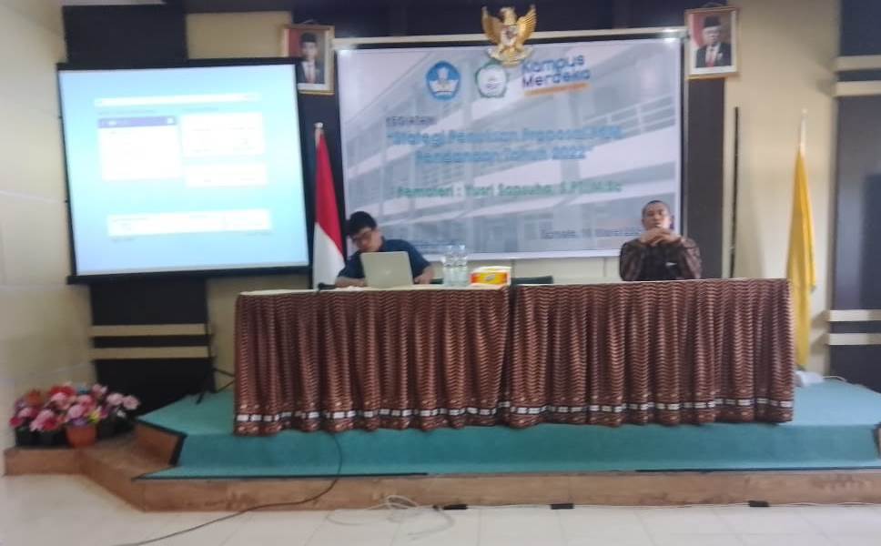 Strategi Penulisan Proposal PKM bersama Bapak Yusri Sapsuha, S.PT.,M.Sc