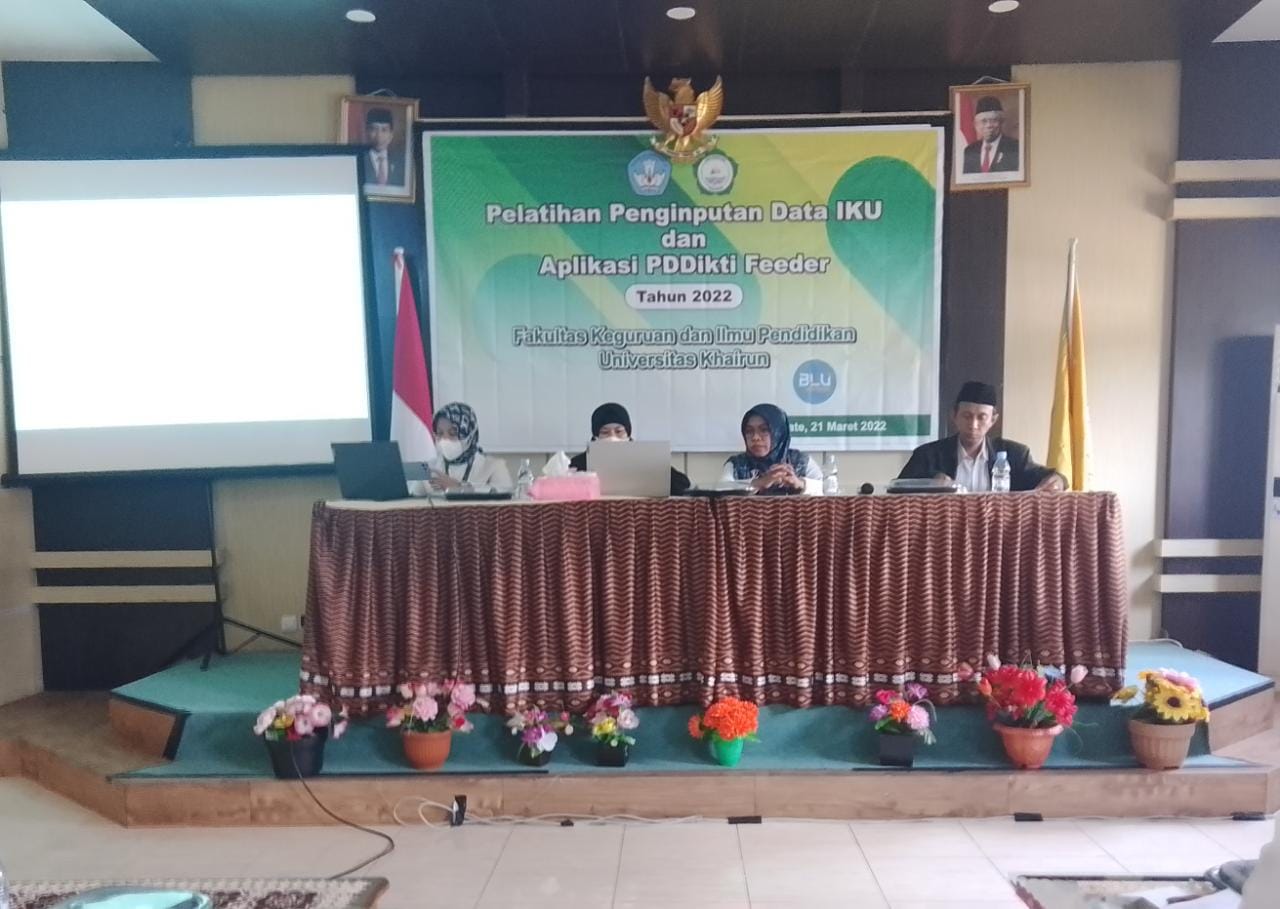 Sosialisasi serta Pelatihan Penginputan Data IKU dan Aplikasi PDDikti Feeder Tahun 2022