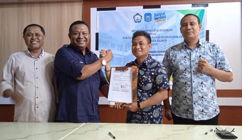 FKIP Universitas Khairun Jalin Kerjasama Dengan Kantor Pertanahan Kabupaten Halmahera Utara