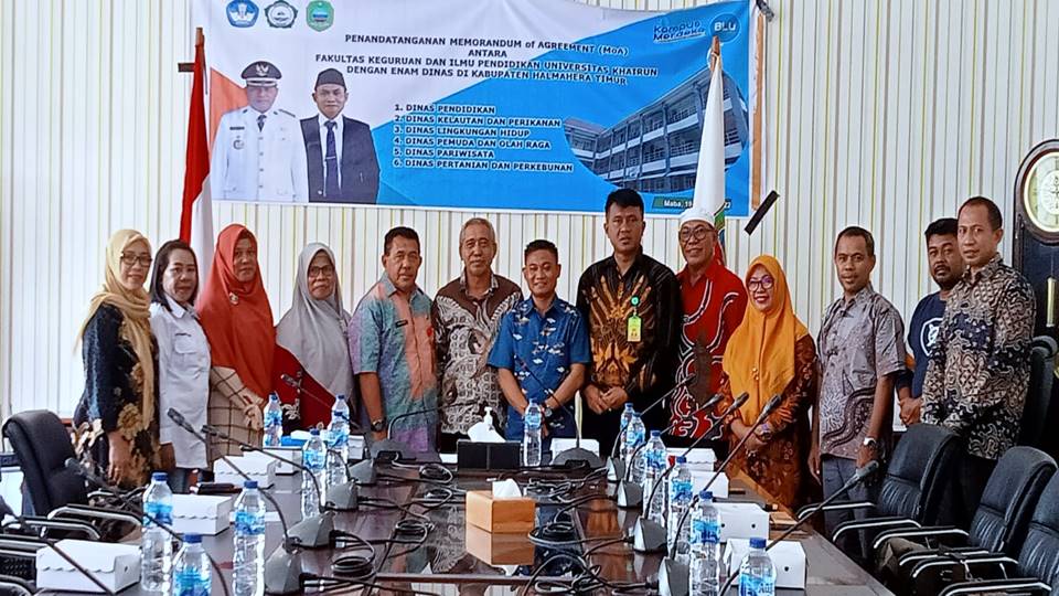 FKIP Universitas Khairun Jalin Kerjasama dengan Enam Kepala Dinas Kabupaten Halmahera Timur