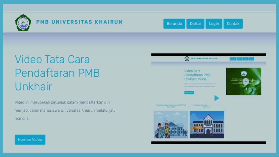 Penerimaan Mahasiswa Baru FKIP Universitas Khairun Jalur SMMPTN 23 April-27 Juni 2022