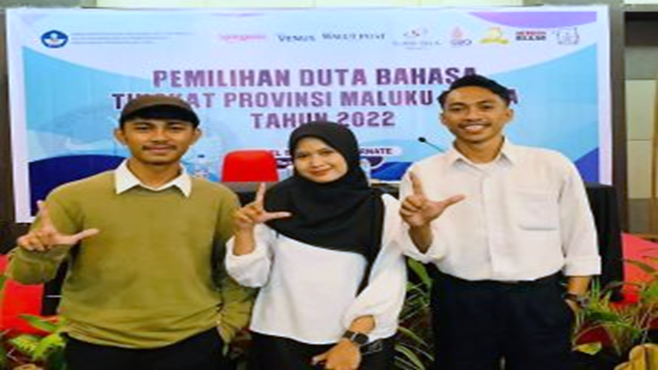 Mahasiswa Pendidikan Bahasa Indonesia Ikut Bersaing pada Pemilihan Duta Bahasa Maluku Utara Tahun 2022