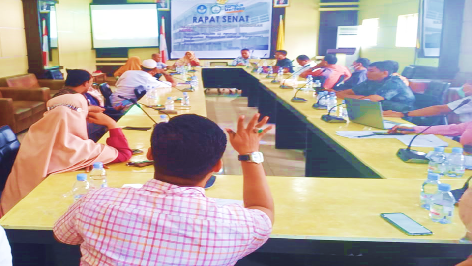 Rapat Senat Usulan Yudisium Mahasiswa Calon Wisuda Periode II Agustus Tahun 2022