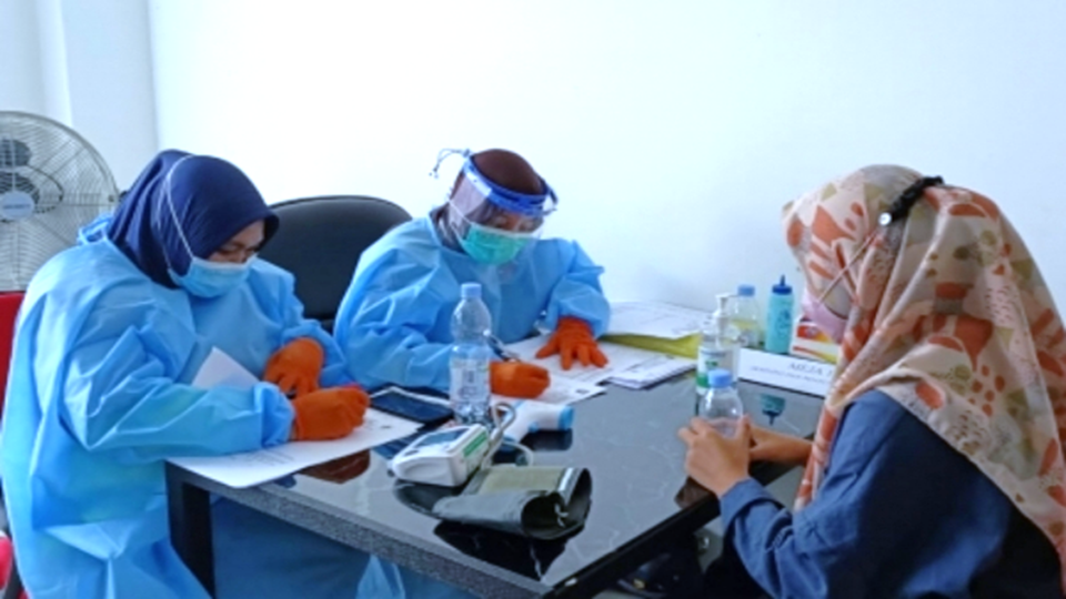 Pemeriksaan Kesehatan Mahasiswa Baru Universitas Khairun Lulusan SNMPTN, SBMPTN, dan SMMPTN Tahun 2022