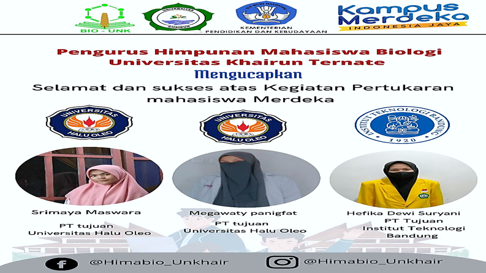 Mahasiswa Pendidikan Biologi Mengikuti Program Pertukaran Mahasiswa (PPM)
