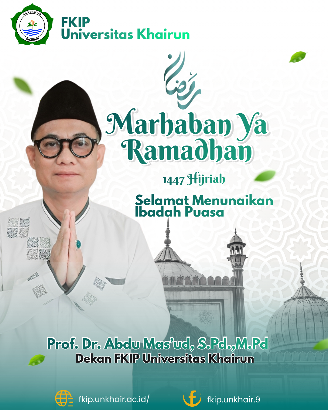 SELAMAT MENUNAIKAN IBADAH PUASA 1447 H