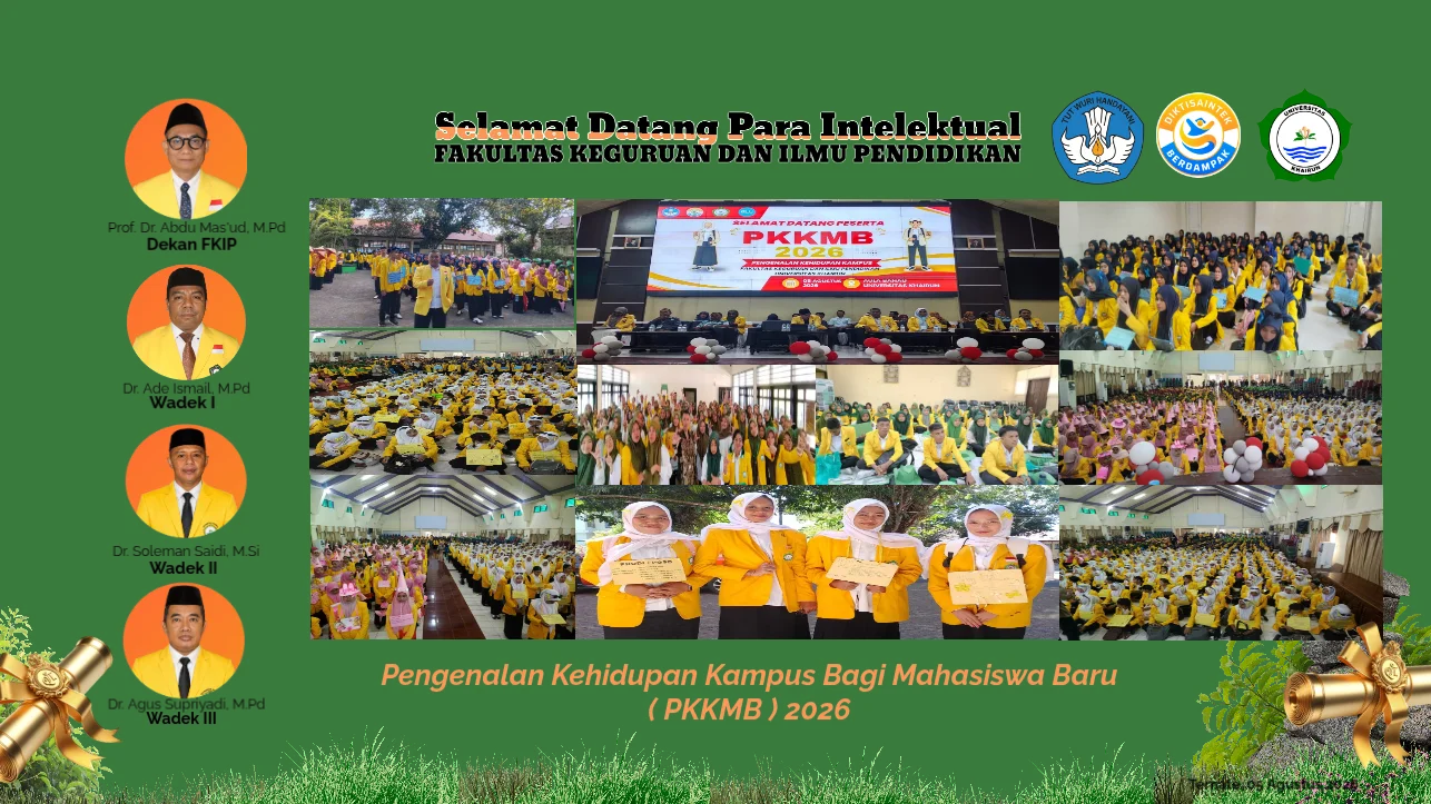 Selamat Datang Para Calon Intelektual Muda