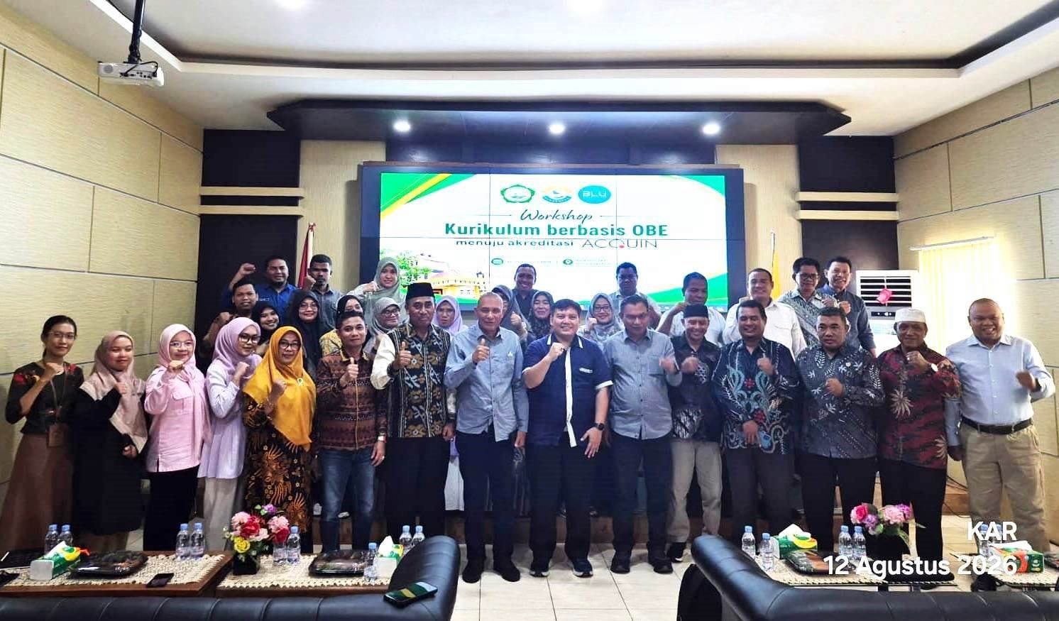 16 Prodi FKIP Unkhair Siapkan Kurikulum Berbasis OBE Menuju Akreditasi Internasional ACQUIN